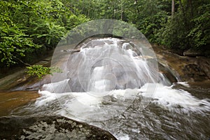 Sliding Rock Falls in North Carolina