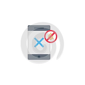 Slient vector flat colour icon