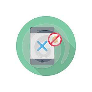 Slient vector flat colour icon