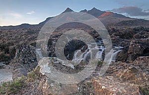 Sligachan Falls Isle of Skye Scotland.