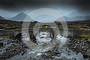 Sligachan old bridge in Scotland