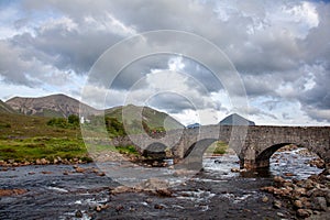 Sligachan old stone bridge, Scotland