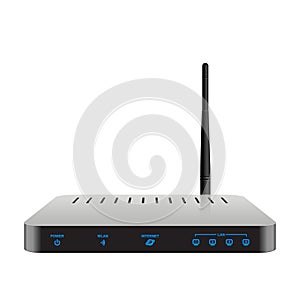 Slim Realistic Wireless Router