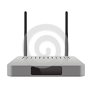 Slim Realistic Wireless Router