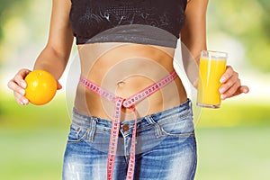 Slim Waist Slimming Body Successful Diet