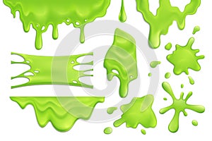 Slime Blots Realistic Set