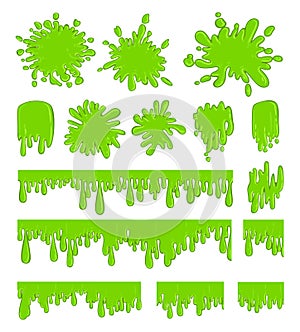 Slime green spot set