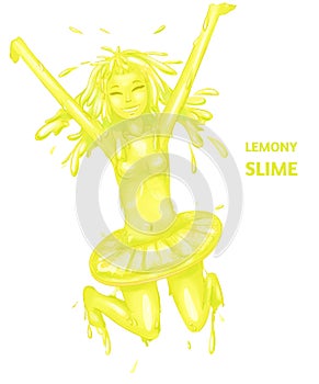 Slime lemony girl