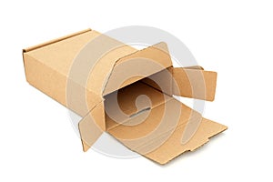 Slimline Brown Cardboard Eco Friendly Delivery Box photo