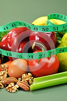 Slimming Diet Healthy Food (Vertical) photo