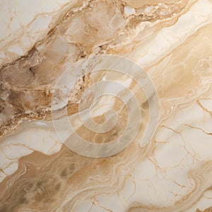 Slimy Marble: Beige Stone With Organic Formations And Glazed Surfaces