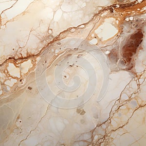 Slimy Marble: Brown And Beige Stone With Surreal Organic Patterns