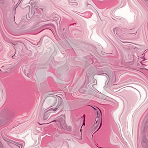 Slimy Marble: A Pink Stone With Fluid Surrealism And Baroque-influenced Abstraction-creation