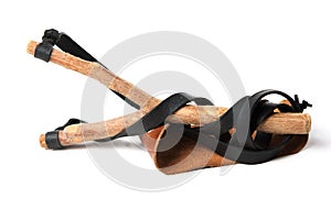 Slingshot on white background