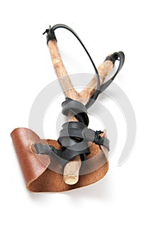 Slingshot on white background