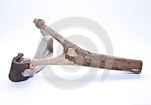 Slingshot wooden toy weapon