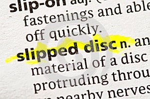 Slipped disc