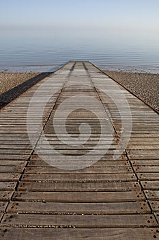 Slipway to ocean at Herne Bay in Kent