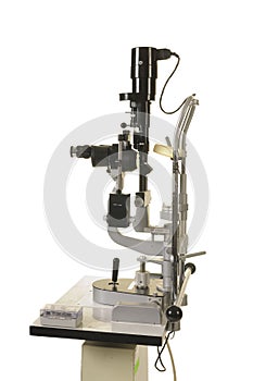 Slit lamp photo