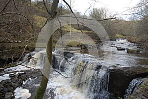 Slitt Woods waterfall, Westgate in County Durham