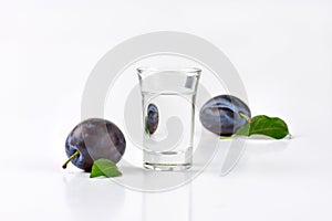 Slivovitz and plums