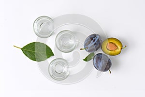 Slivovitz and plums