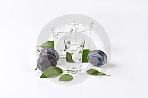 Slivovitz and plums