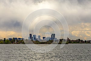 Sloan Lake and Downtown Denver in the background