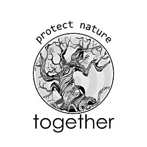 Slogan of nature conservancy photo