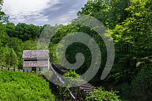 Sloneâ€™s Grist Mill â€“ Explore Park, Roanoke, Virginia, USA