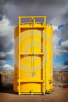 Sloped Bottom Oil Storage Tank