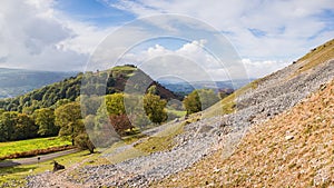 Slopes around Castell Dinas Bran