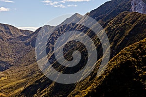 Slopes of the crater