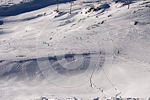 Slopes in Deux Alpes. France