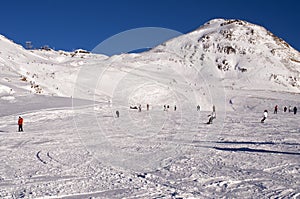 Slopes in Deux Alpes. France