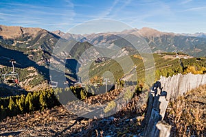 Slopes of La Serra Ski resort, Andor