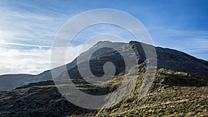 On the slopes of moel siabod snowdonia north wales