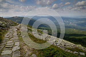 On the slopes of the mountain Åabski Szczyt / Violikin the Giant Mountains