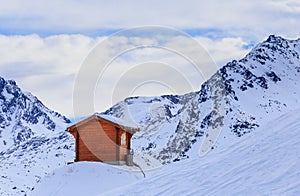 On the slopes of the ski resort of Meribel