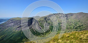 The sloping faces of Yewbarrow