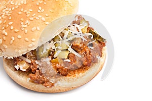 Sloppy Joe burger