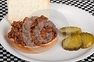 Sloppy Joe Sandwich