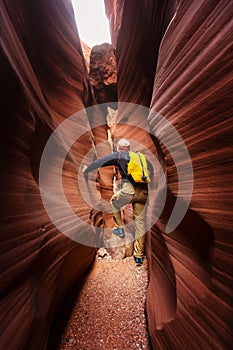 Slot canyon