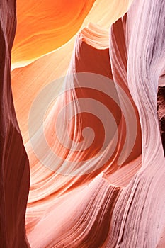 Slot canyon in Page Arizona, USA.