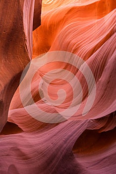 Slot canyon rock formations