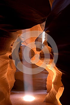 Slot Canyon Sunbeam