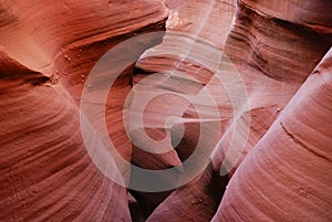 Slot canyon texture, sandstone background