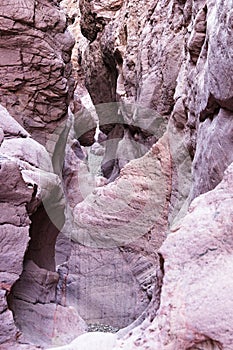 Slot Canyon In Volcanic Rock