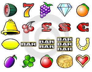 Slot Machine Symbols photo