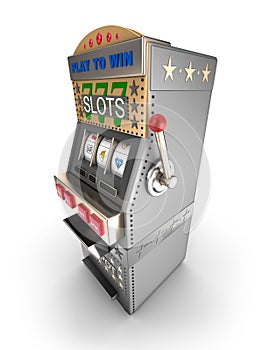 A slot machine, gamble machine